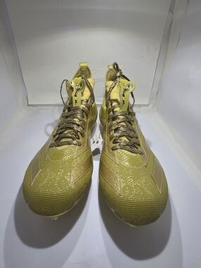 Adidas Adizero Impact Disney Jafar Cobra Gold Football Cleats Mens Size 15 Rare
